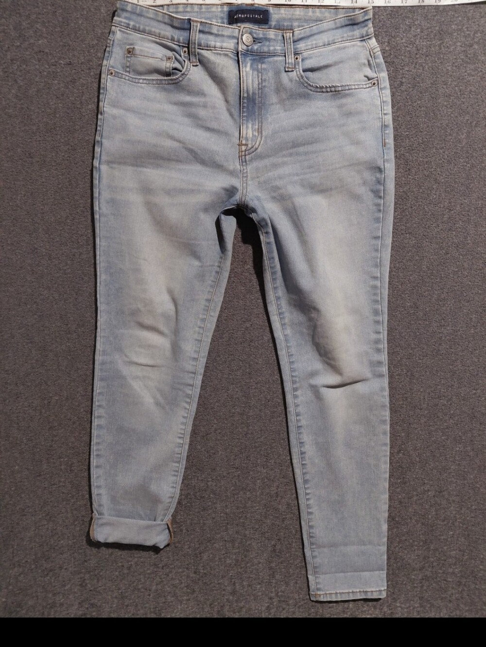 Aeropostle Light Wash High Rise jeggings Sz 10